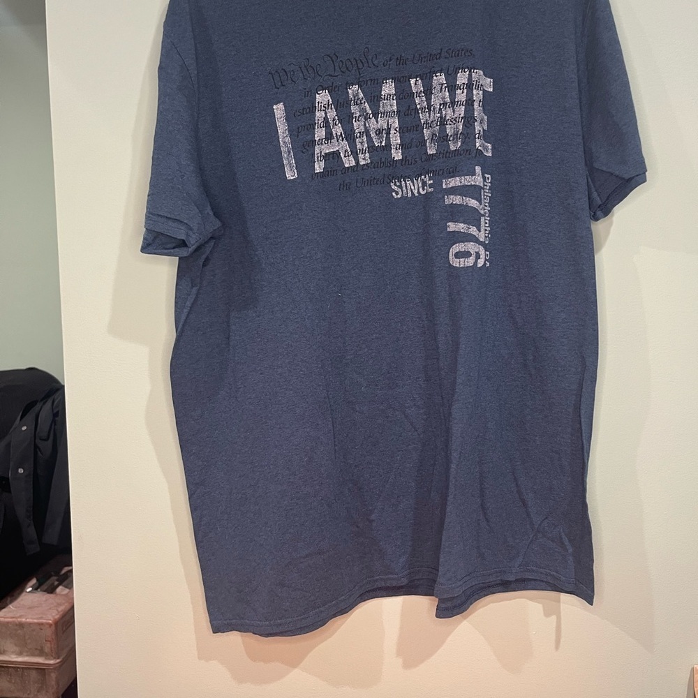 6/$25 Classic Navy Graphic Tee WE THE PEOPLE NWOT